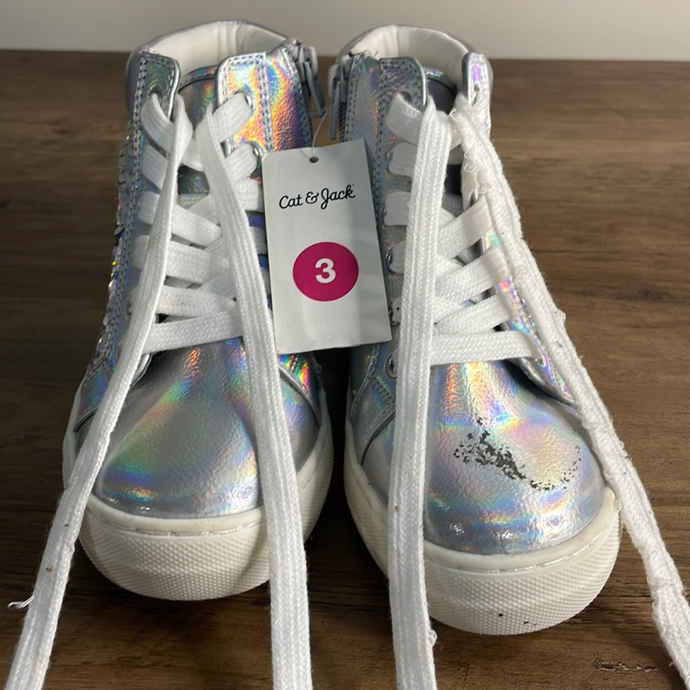 Sequin kids sneaker